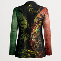 One Love Bahamas Blazer Rastafarian Lion Reggae Grunge Style