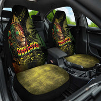 One Love Bahamas Car Seat Cover Rastafarian Lion Reggae Grunge Style