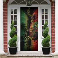 One Love Bahamas Door Cover Rastafarian Lion Reggae Grunge Style