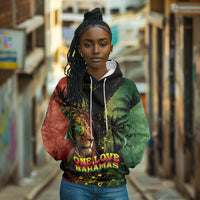 One Love Bahamas Hoodie Rastafarian Lion Reggae Grunge Style