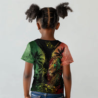 One Love Bahamas Kid T shirt Rastafarian Lion Reggae Grunge Style