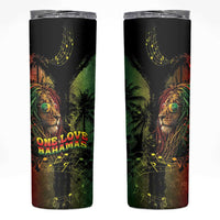 One Love Bahamas Skinny Tumbler Rastafarian Lion Reggae Grunge Style