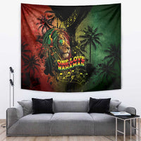 One Love Bahamas Tapestry Rastafarian Lion Reggae Grunge Style