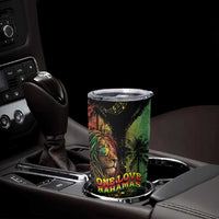 One Love Bahamas Tumbler Cup Rastafarian Lion Reggae Grunge Style