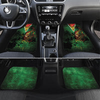 One Love Guyana Car Mats Rastafarian Lion Reggae Grunge Style