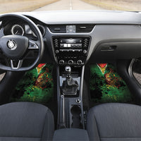 One Love Guyana Car Mats Rastafarian Lion Reggae Grunge Style
