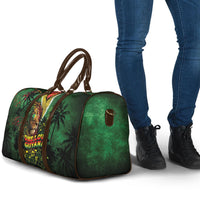 One Love Guyana Travel Bag Rastafarian Lion Reggae Grunge Style