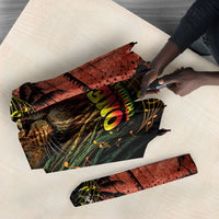 One Love Trinidad And Tobago Umbrella Rastafarian Lion Reggae Grunge Style