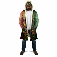 One Love Afro Haiti Cloak Rastafarian Lion Reggae Grunge Style