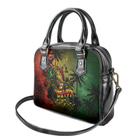One Love Afro Haiti Shoulder Handbag Rastafarian Lion Reggae Grunge Style