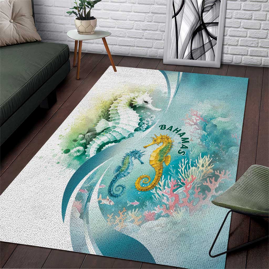 Bahamas Seahorse Area Rug Ocean Spirit - Wonder Print Shop
