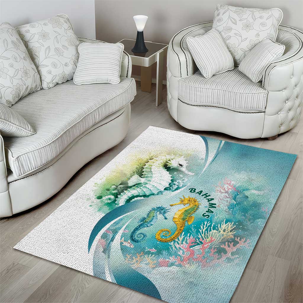 Bahamas Seahorse Area Rug Ocean Spirit - Wonder Print Shop