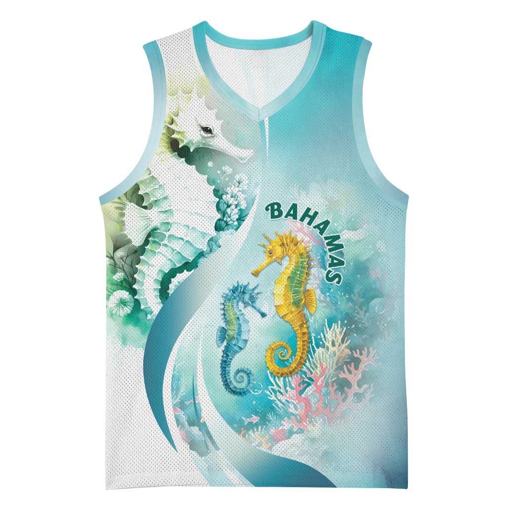 Bahamas Seahorse Basketball Jersey Ocean Spirit - Wonder Print Shop