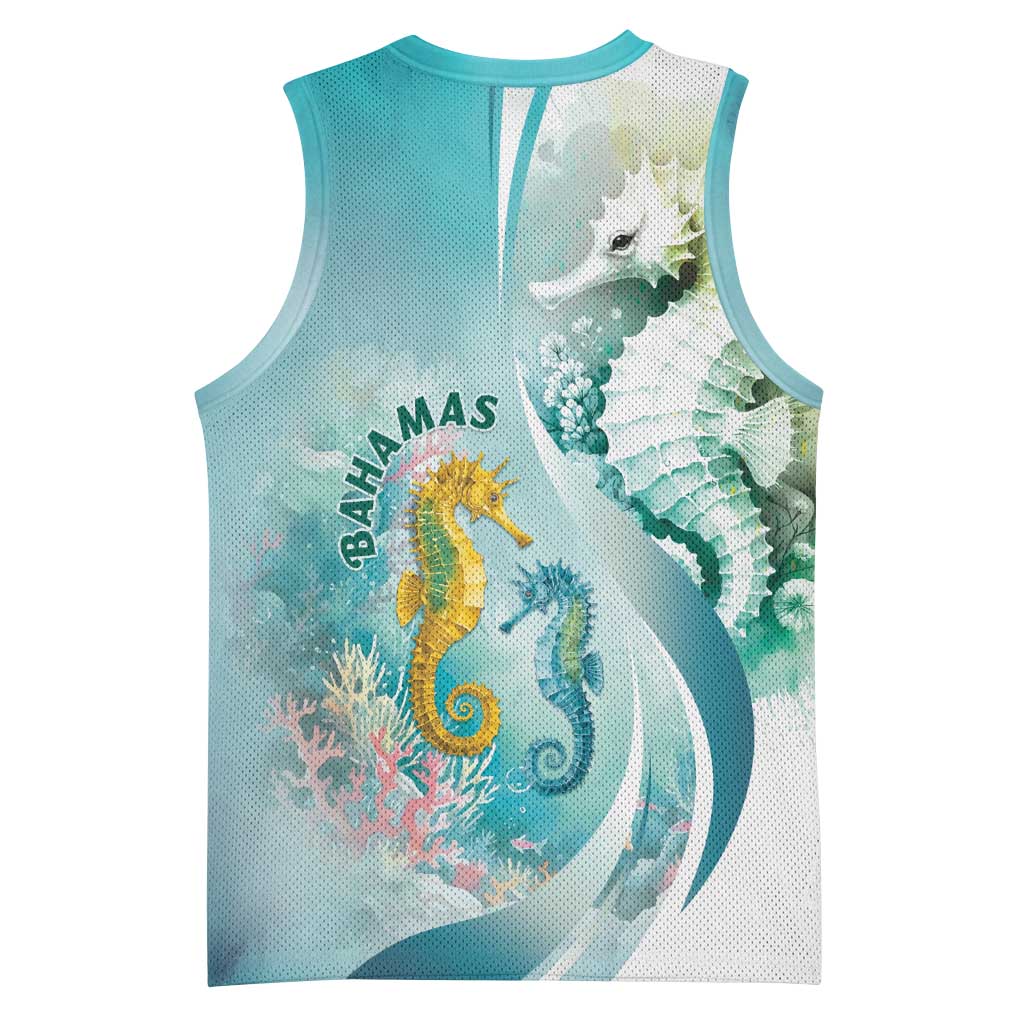 Bahamas Seahorse Basketball Jersey Ocean Spirit - Wonder Print Shop