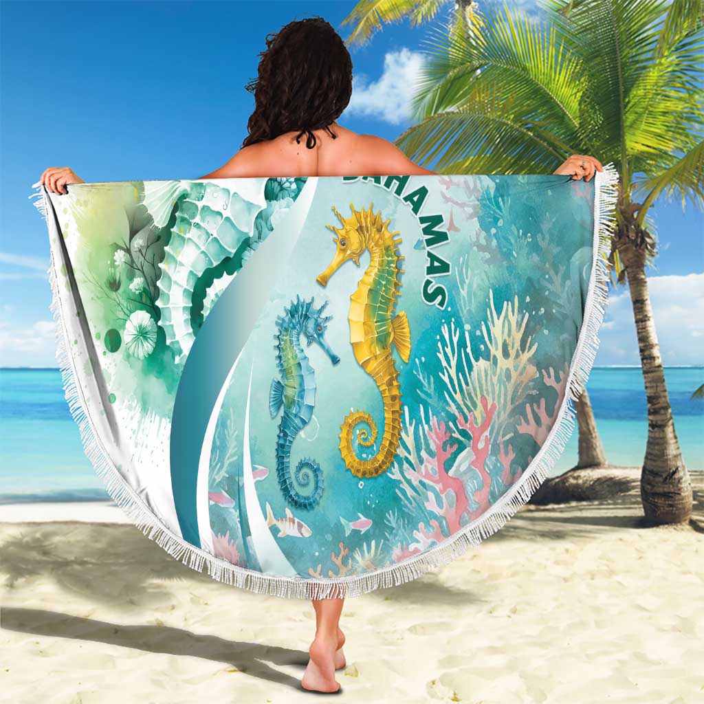 Bahamas Seahorse Beach Blanket Ocean Spirit - Wonder Print Shop