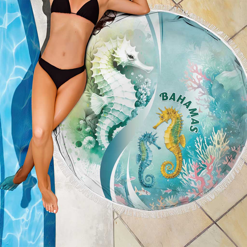Bahamas Seahorse Beach Blanket Ocean Spirit - Wonder Print Shop