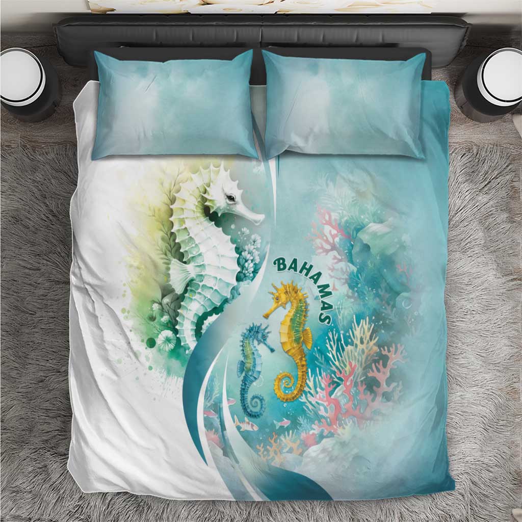 Bahamas Seahorse Bedding Set Ocean Spirit - Wonder Print Shop