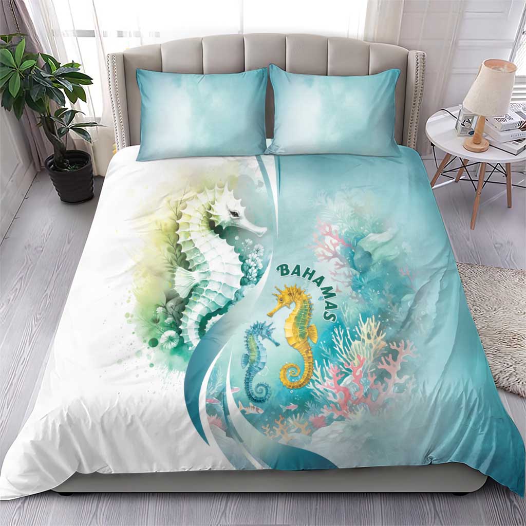 Bahamas Seahorse Bedding Set Ocean Spirit - Wonder Print Shop