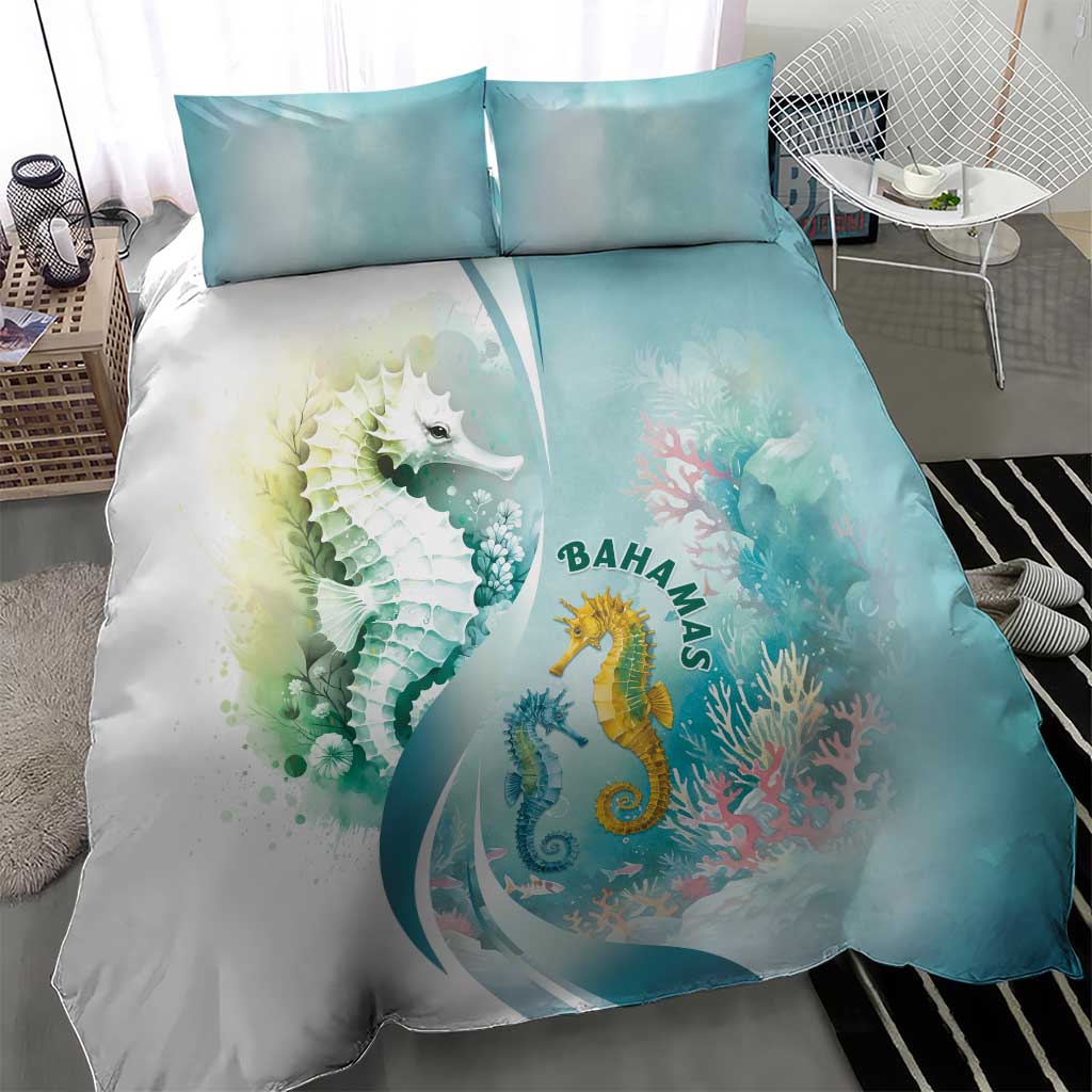 Bahamas Seahorse Bedding Set Ocean Spirit - Wonder Print Shop