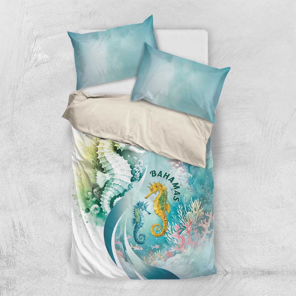 Bahamas Seahorse Bedding Set Ocean Spirit - Wonder Print Shop