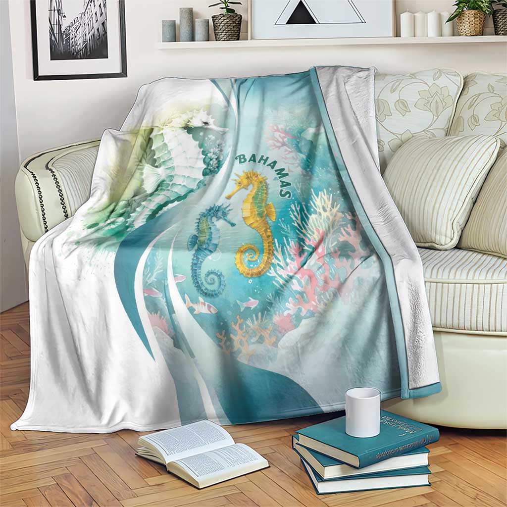 Bahamas Seahorse Blanket Ocean Spirit - Wonder Print Shop
