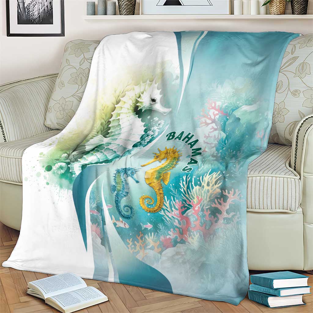 Bahamas Seahorse Blanket Ocean Spirit - Wonder Print Shop