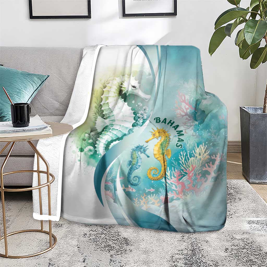Bahamas Seahorse Blanket Ocean Spirit - Wonder Print Shop