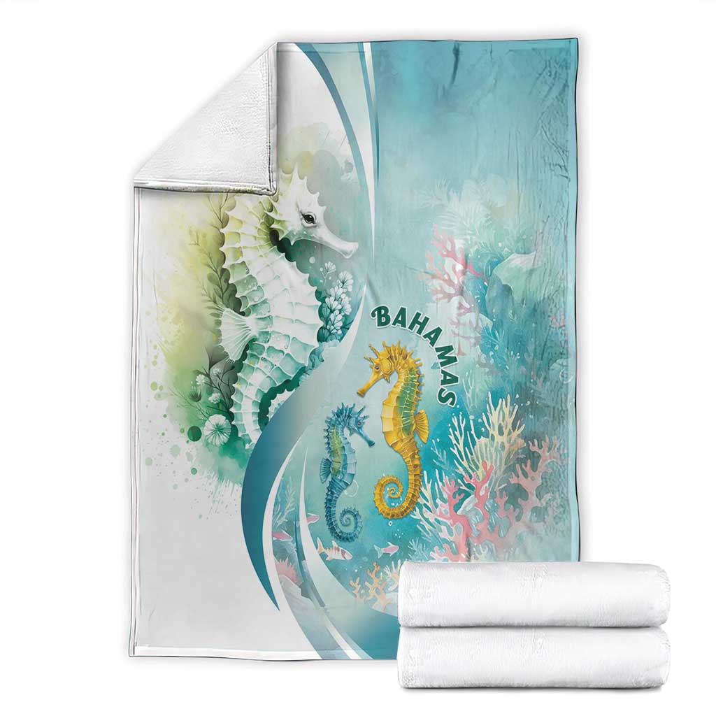 Bahamas Seahorse Blanket Ocean Spirit - Wonder Print Shop