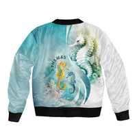 Bahamas Seahorse Bomber Jacket Ocean Spirit - Wonder Print Shop