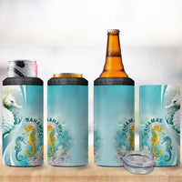 Bahamas Seahorse 4 in 1 Can Cooler Tumbler Ocean Spirit - Wonder Print Shop