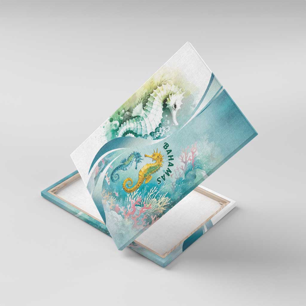 Bahamas Seahorse Canvas Wall Art Ocean Spirit - Wonder Print Shop