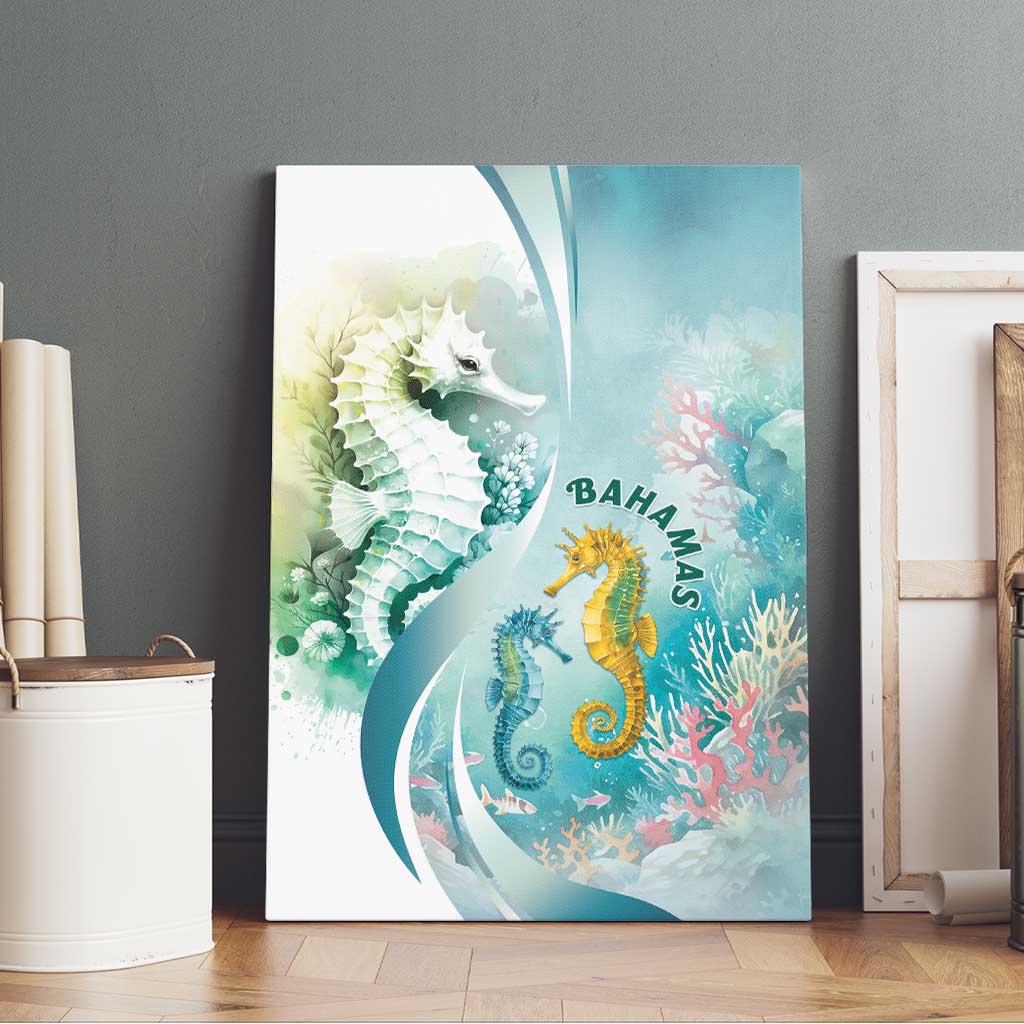 Bahamas Seahorse Canvas Wall Art Ocean Spirit - Wonder Print Shop