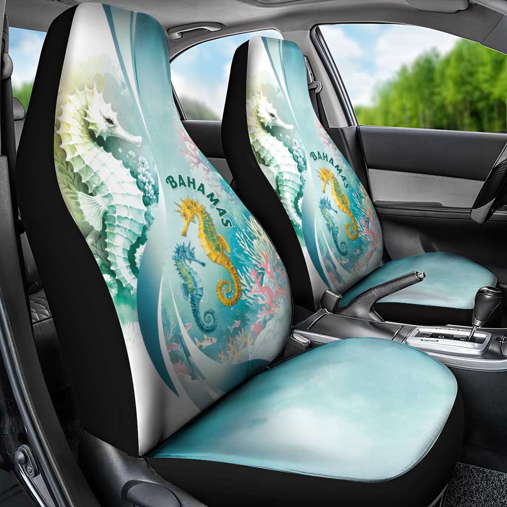 Bahamas Seahorse Car Seat Cover Ocean Spirit - Wonder Print Shop