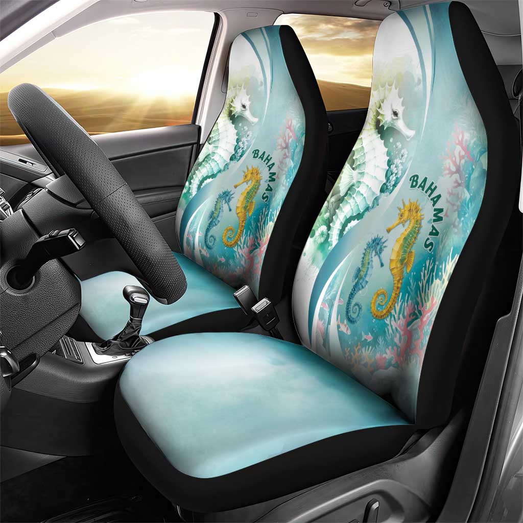 Bahamas Seahorse Car Seat Cover Ocean Spirit - Wonder Print Shop