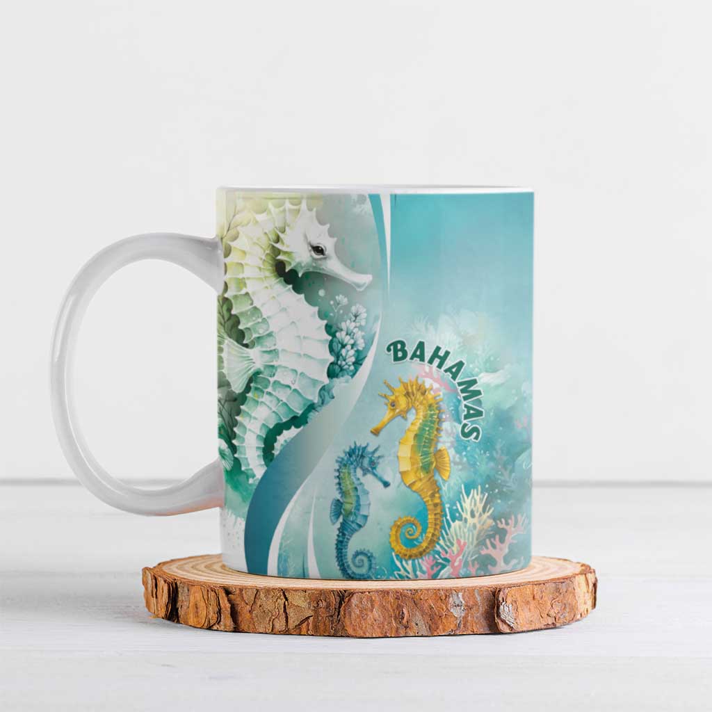 Bahamas Seahorse Ceramic Mug Ocean Spirit - Wonder Print Shop