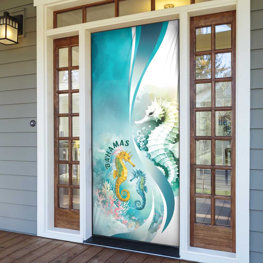 Bahamas Seahorse Door Cover Ocean Spirit - Wonder Print Shop