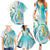 Bahamas Seahorse Family Matching Summer Maxi Dress and Hawaiian Shirt Ocean Spirit - Wonder Print Shop