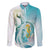 Bahamas Seahorse Family Matching Summer Maxi Dress and Hawaiian Shirt Ocean Spirit - Wonder Print Shop