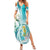 Bahamas Seahorse Family Matching Summer Maxi Dress and Hawaiian Shirt Ocean Spirit - Wonder Print Shop