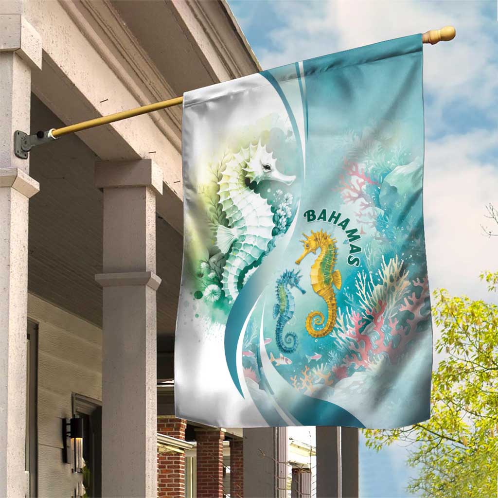 Bahamas Seahorse Garden Flag Ocean Spirit - Wonder Print Shop