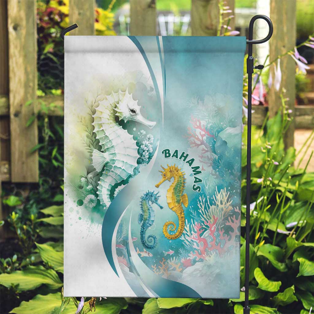 Bahamas Seahorse Garden Flag Ocean Spirit - Wonder Print Shop