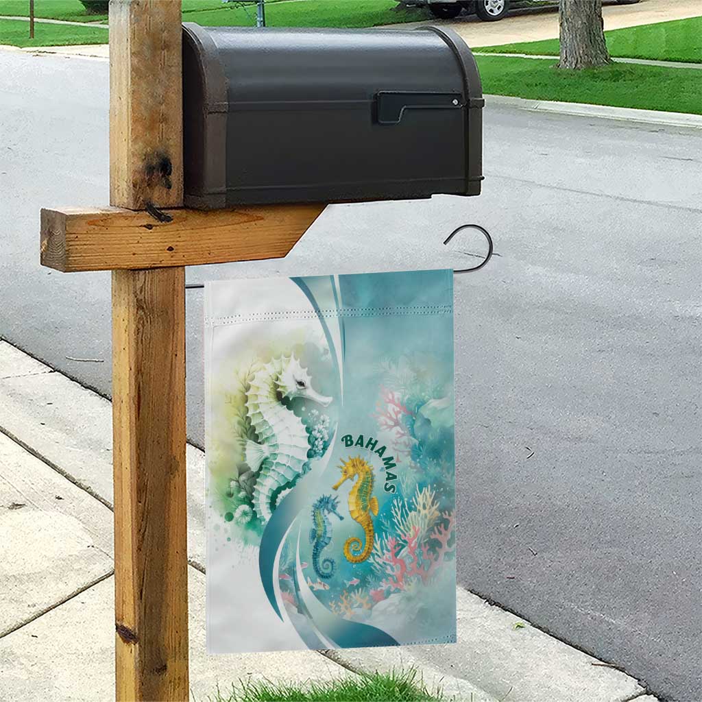 Bahamas Seahorse Garden Flag Ocean Spirit - Wonder Print Shop