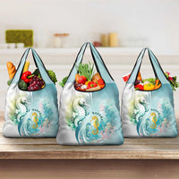Bahamas Seahorse Grocery Bag Ocean Spirit - Wonder Print Shop