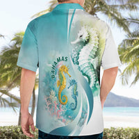 Bahamas Seahorse Hawaiian Shirt Ocean Spirit - Wonder Print Shop