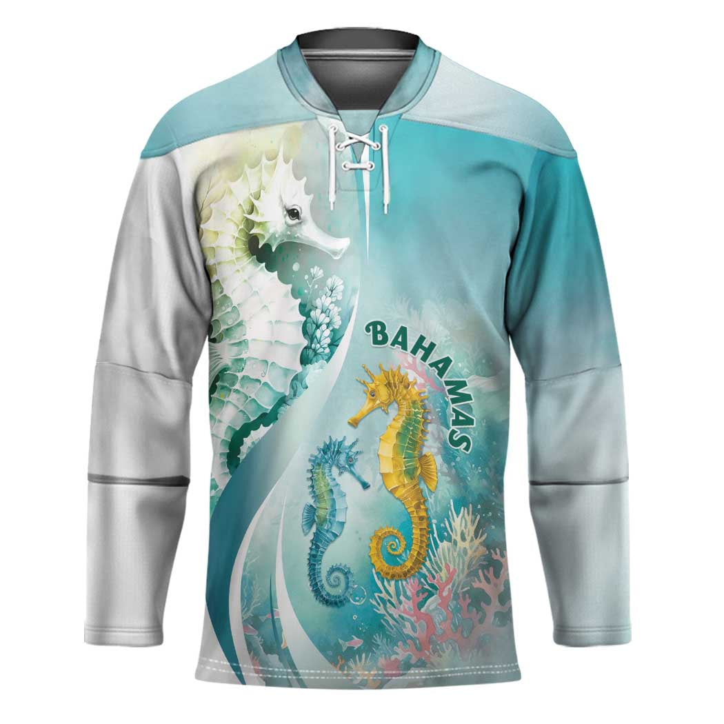 Bahamas Seahorse Hockey Jersey Ocean Spirit - Wonder Print Shop