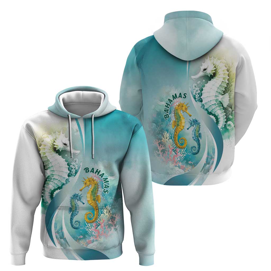 Bahamas Seahorse Hoodie Ocean Spirit - Wonder Print Shop