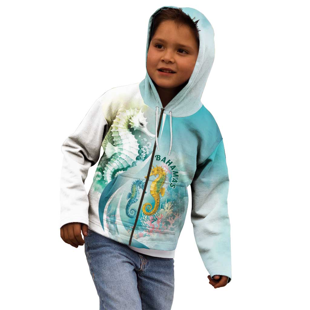 Bahamas Seahorse Kid Hoodie Ocean Spirit - Wonder Print Shop