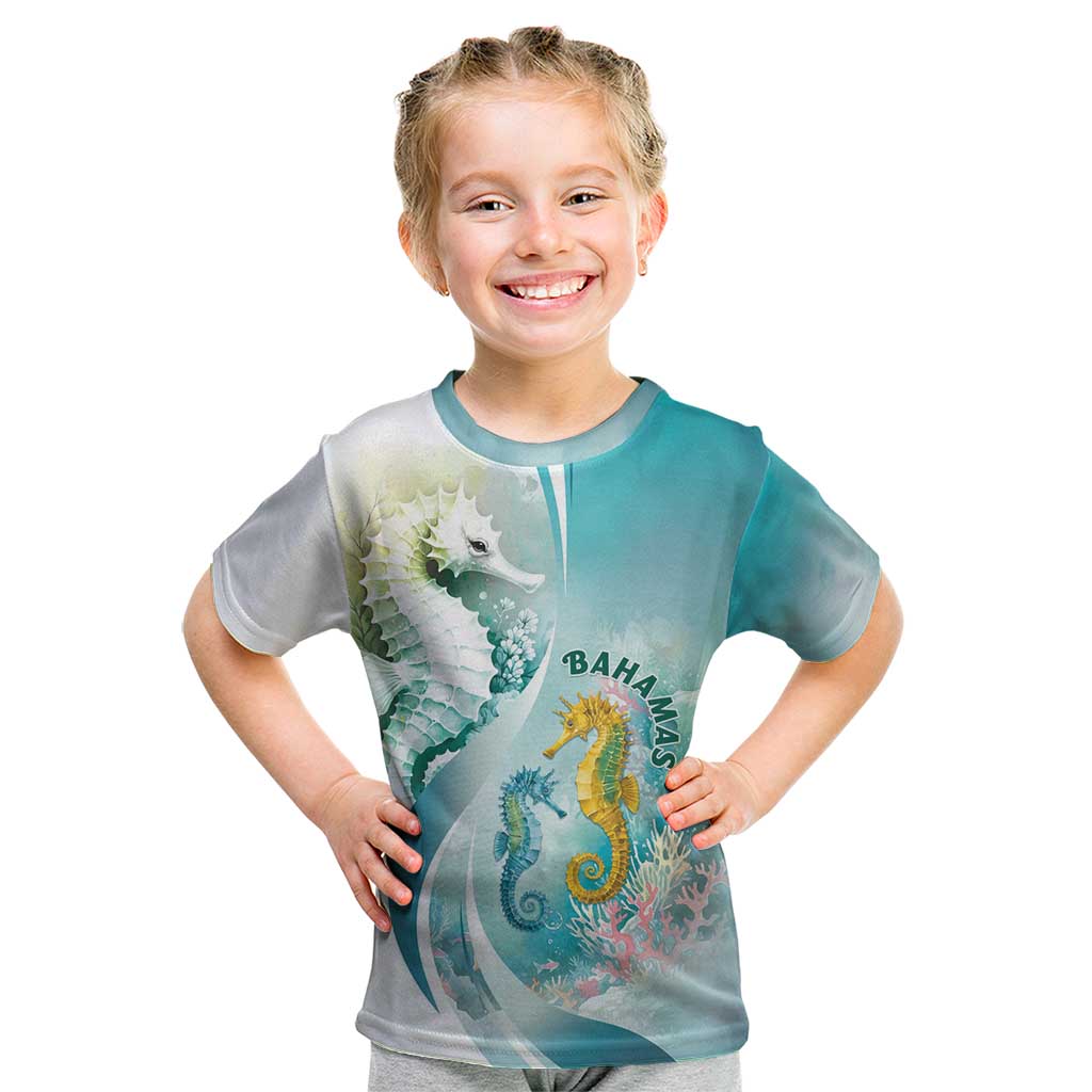 Bahamas Seahorse Kid T Shirt Ocean Spirit - Wonder Print Shop