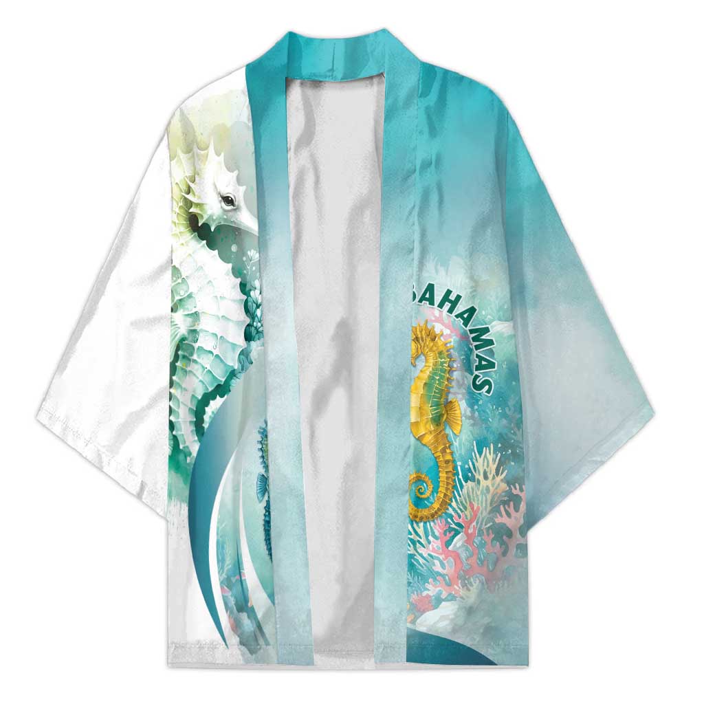 Bahamas Seahorse Kimono Ocean Spirit - Wonder Print Shop