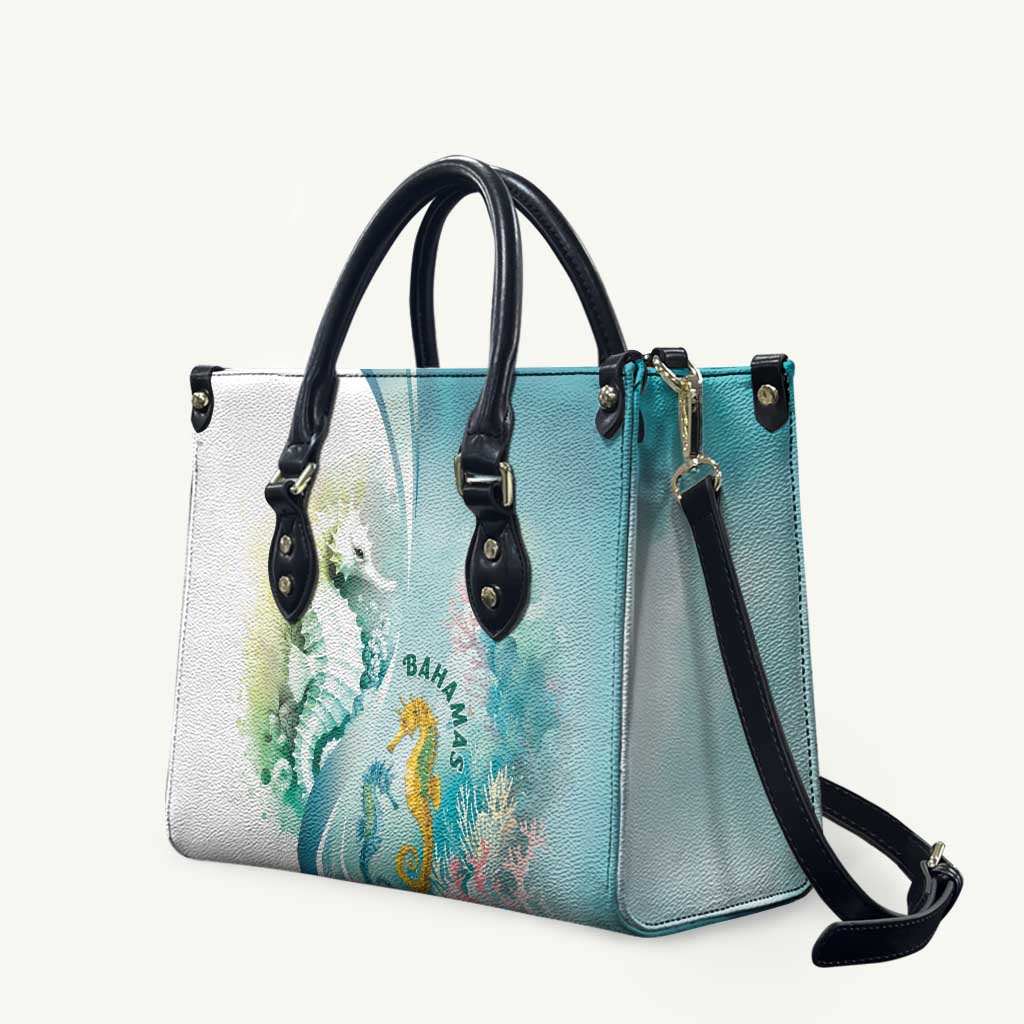 Bahamas Seahorse Leather Bag Ocean Spirit - Wonder Print Shop